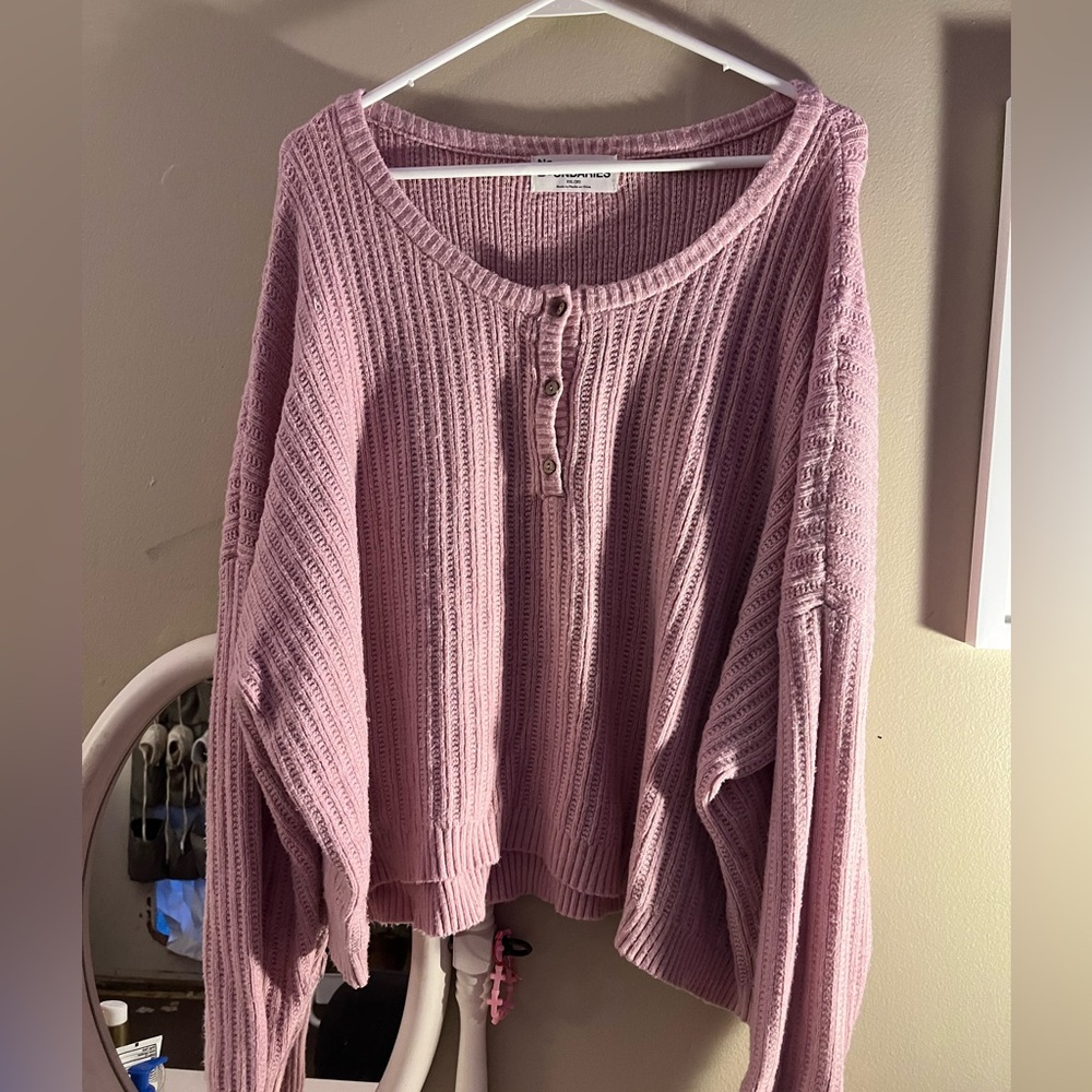 Pink no boundaries sweater